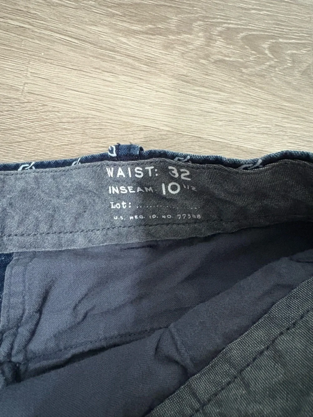 J.Crew Men's Navy Patterned Casual Shorts